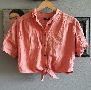 Urban Outfitters BDG Jena tie-front blouse
